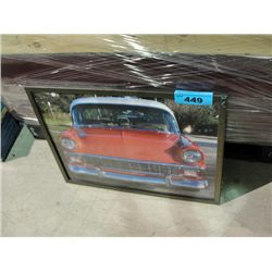 Framed classic car print