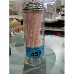 Soda fountain diner straw dispensor