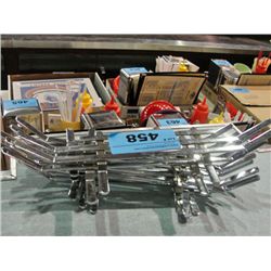 Lot of 7 soda fountain diner menu holders
