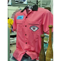 Soda fountain diner staff shirt - pink