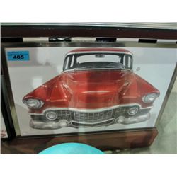 Framed classic car print