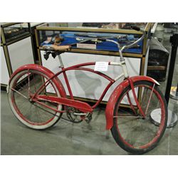 1955 schwinn wasp balloon tire bicycle