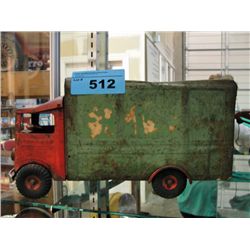 Circa 1940-50s english made tin toy delivery truck