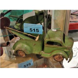 1940-50s tin toy tow truck
