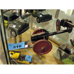 Lincoln specialties 1940-50s tin toy cannon