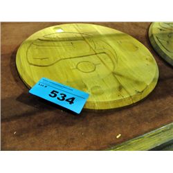 West coast native wood carved plaque by Alex