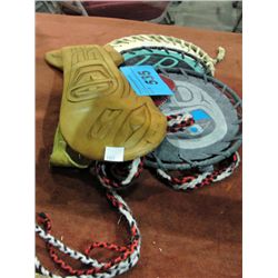 Lot of west coast native dream catchers, medicine