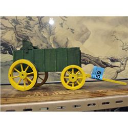Hand crafted wooden wagon