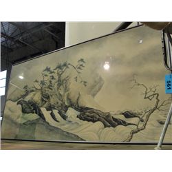 Framed japanese art print