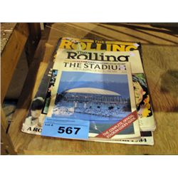3 vintage collectors book; rolling stones, bc