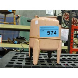Vintage tin toy ringer washer machine