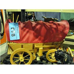 Wooden western wagon lamp