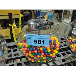 General store glass candy bowl