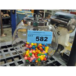 General store glass candy bowl