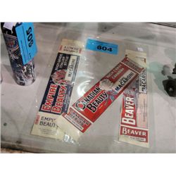 3 early 1900s canadian food product labes