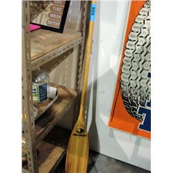 Quebec canada wood crafted canoe paddle