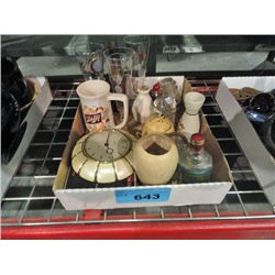 Box of assorted vintage collectors items