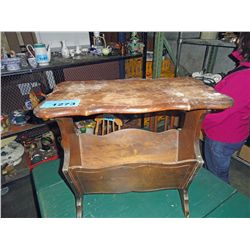 Walnut magazine table