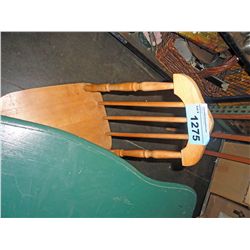 Small maple side chair