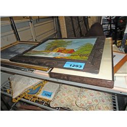Shelf lot fo prints pictures  and original art