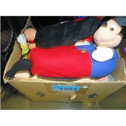 One box full of assorted walt disney collectables