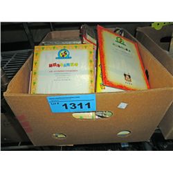 One box of assorted disney collectables