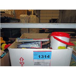One box of assorted vintage disney collectables