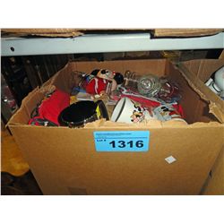 One box of assorted vintage disney collectables