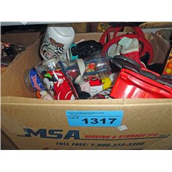 One box of assorted vintage disney collectables