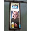 Image 1 : Lighted bud light advertisement sign