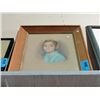 Image 1 : Framed original charcoal portrait drawing