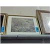 Image 1 : Framed oriental scene print