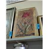 Image 1 : Framed print on board "flower"