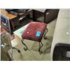 Image 1 : Wrought iron with padded cushion foot stool