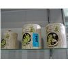 Image 1 : 3pc ceramic canister set