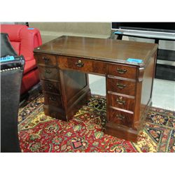 Early 1900s mahogany knee hole desk