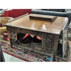 Turn of the last century mahogany partners desk