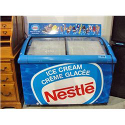 Nestle ice cream display freezer