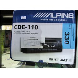 Alpine car stereo