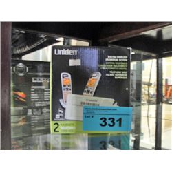 Uniden digital cordless phone system
