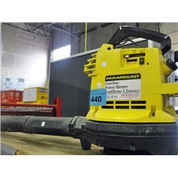 Paramont gasoline powered blower