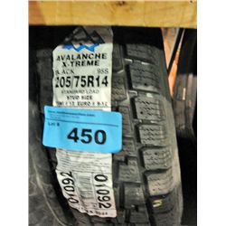 Avalanche extreme 205-75 R14 tire