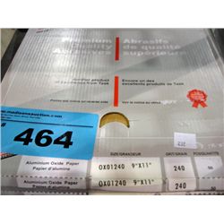 One box of premium quality sand paper