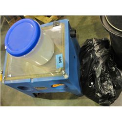 Cyclone Sandblasting box. ventilation system,