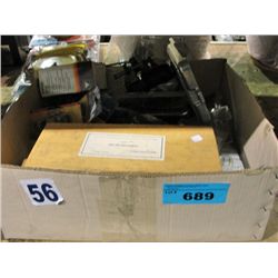Box of assorted tool accessories