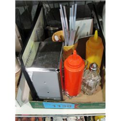 One box of 1950s style soda shop diner table