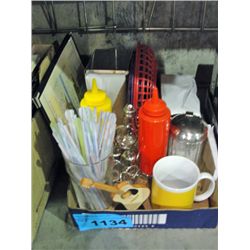 One box of 1950s style soda shop diner table