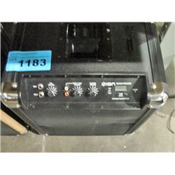 Ion block rocker portable sound system - black