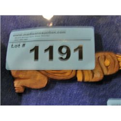 West coast native wood carving by north vancouver