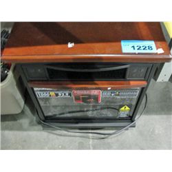 Infared portable fireplace heater